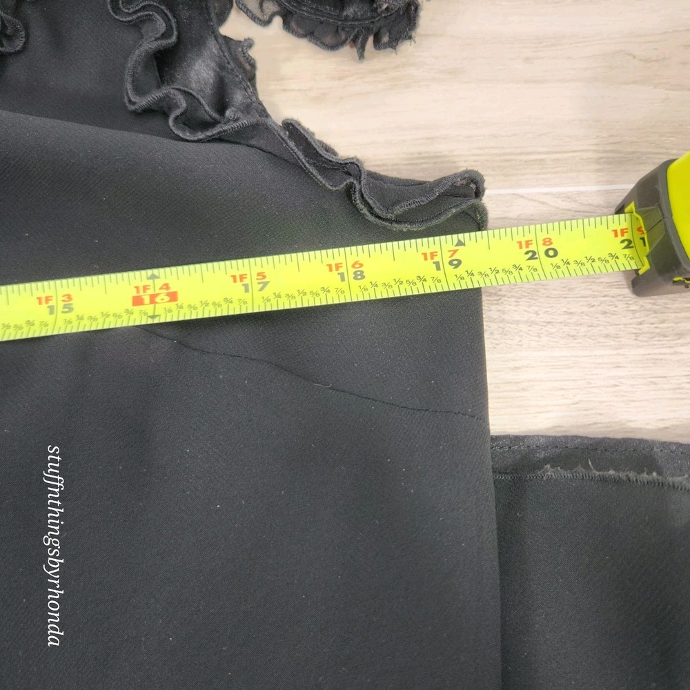 Liz Claiborne Little Black Dress‎ Sleeveless Fully Lined Black Size 12 - Picture 8 of 10